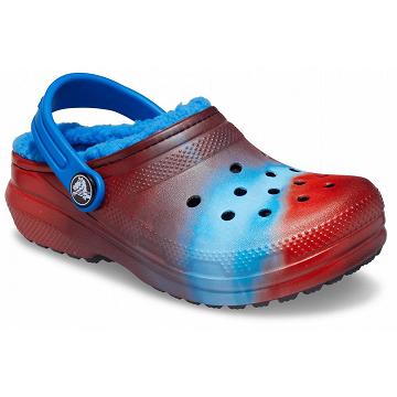 Crocs Klassiska Fodrade Out of This World Clogs Pojke Röda | Sverige 1329EBCX